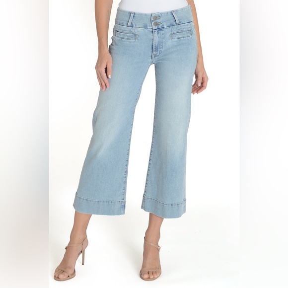 Fidelity Jeans Aloe Cropped Wide Leg size 28 - Picture 8 of 8